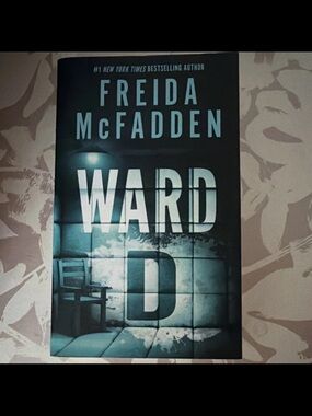 Freida McFadden WARD D Hardcover - Teal & Black Cover